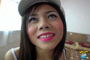 Cutie Pim on her knees sucking cock doggy style sex and cum in mouth