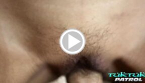 Puy topless sucking cock and fucked doggy style